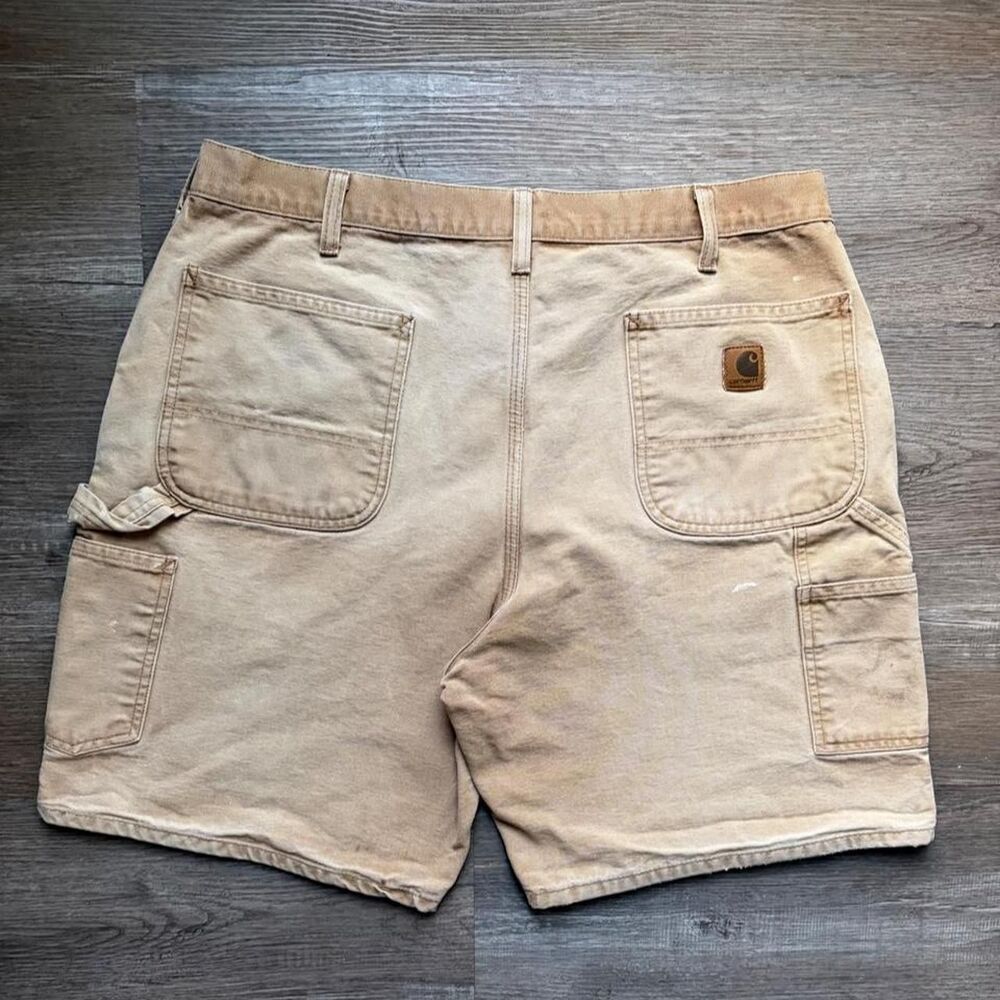 Carhartt Men's Tan and Cream Shorts